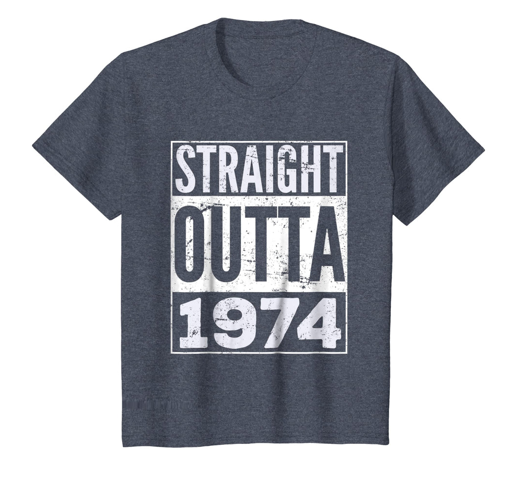 Adult Straight Outta 1974 T-Shirt Funny Birthday T-Shirt