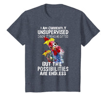Load image into Gallery viewer, I'm currently unsupervised T-shirt chicken funny Farmer

