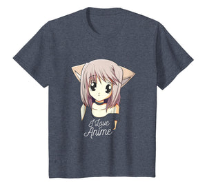 I Love Anime Shirt Cute Anime Girl Japanese Gift Tee