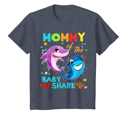 Mommy Of The Baby Shark Birthday Mommy Shark Shirt