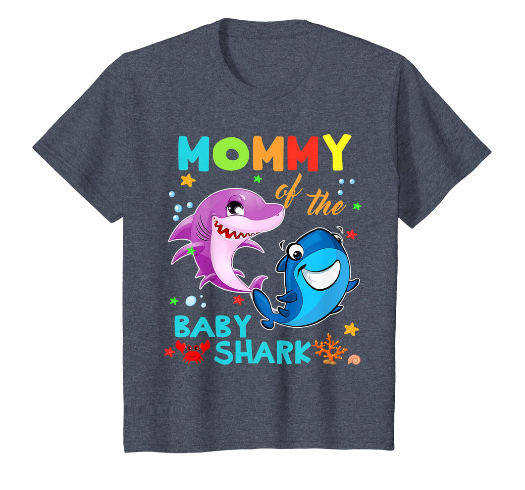 Mommy Of The Baby Shark Birthday Mommy Shark Shirt