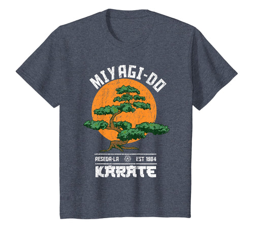 Vintage retro Miyagi-Do Karate Distress T-Shirt Kid Tee