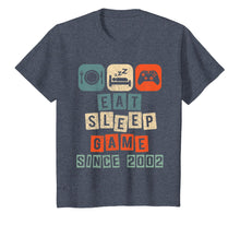 Load image into Gallery viewer, Eat Sleep Game Since 2002 17 Birthday Boy Level 17 Unlocked
