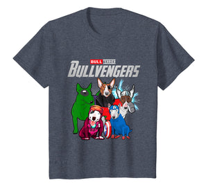 Funny Bull Terrier Dog Lover Gift Bullvengers For Women Men T-Shirt