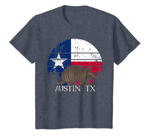 Austin TX Armadillo State Flag Texas Pride shirt T-Shirt