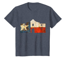 Load image into Gallery viewer, Texas Alamo Rustic Flag San Antonio Shirt

