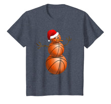 Load image into Gallery viewer, Christmas Basketball Shirt - Basketball Snowman T-Shirt
