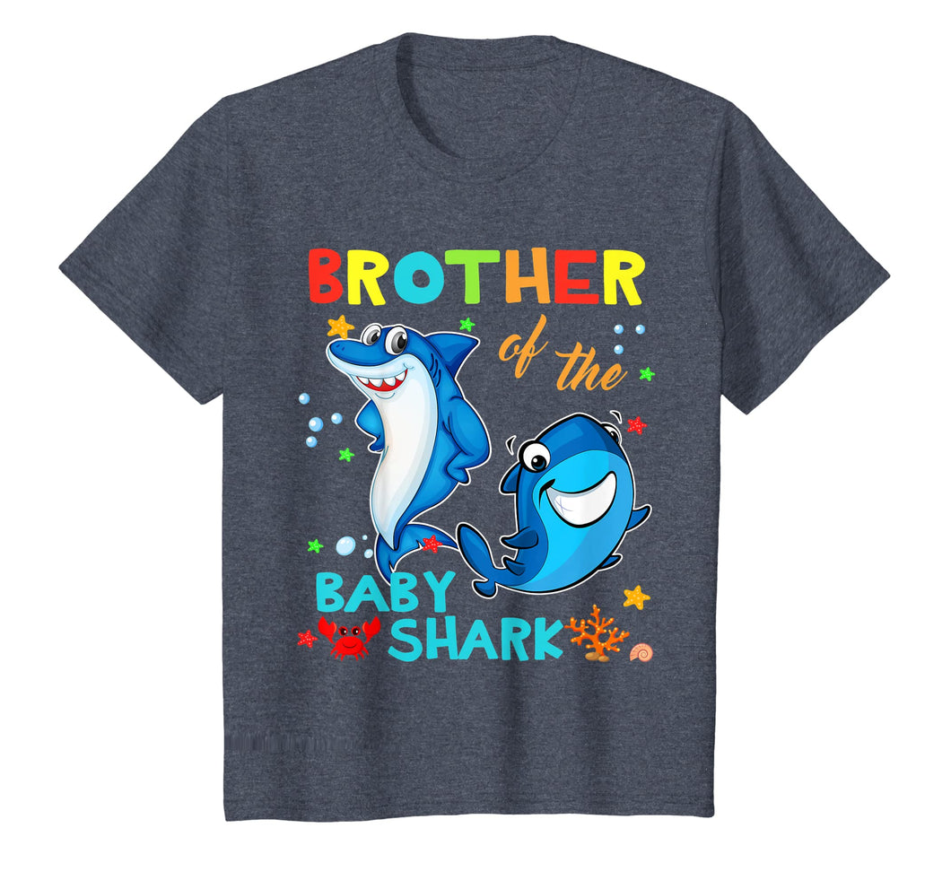 Brother Of The Baby Shark Birthday Brother Shark Shirt