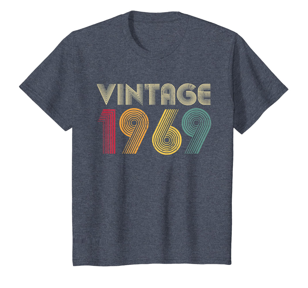 50th Birthday Gift Vintage 1969 Classic Men Women Mom Dad T-Shirt
