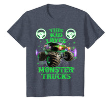 Load image into Gallery viewer, This Kid Loves Monster Trucks T Shirt Gift for Boys Girls
