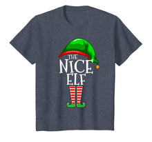 Load image into Gallery viewer, The Nice Elf Group Matching Family Christmas Gifts Funny T-Shirt
