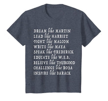 Load image into Gallery viewer, Black History Month Shirt Black Pride Leaders Black Power T-Shirt-1828777
