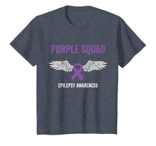 Load image into Gallery viewer, Epilepsy awareness purple ribbon - epilepsy awareness month T-Shirt
