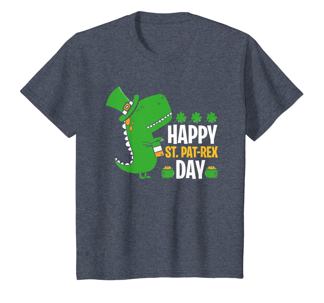 Happy St. Patrex Day - Funny Dino T-Rex Gift T-Shirt-2286212