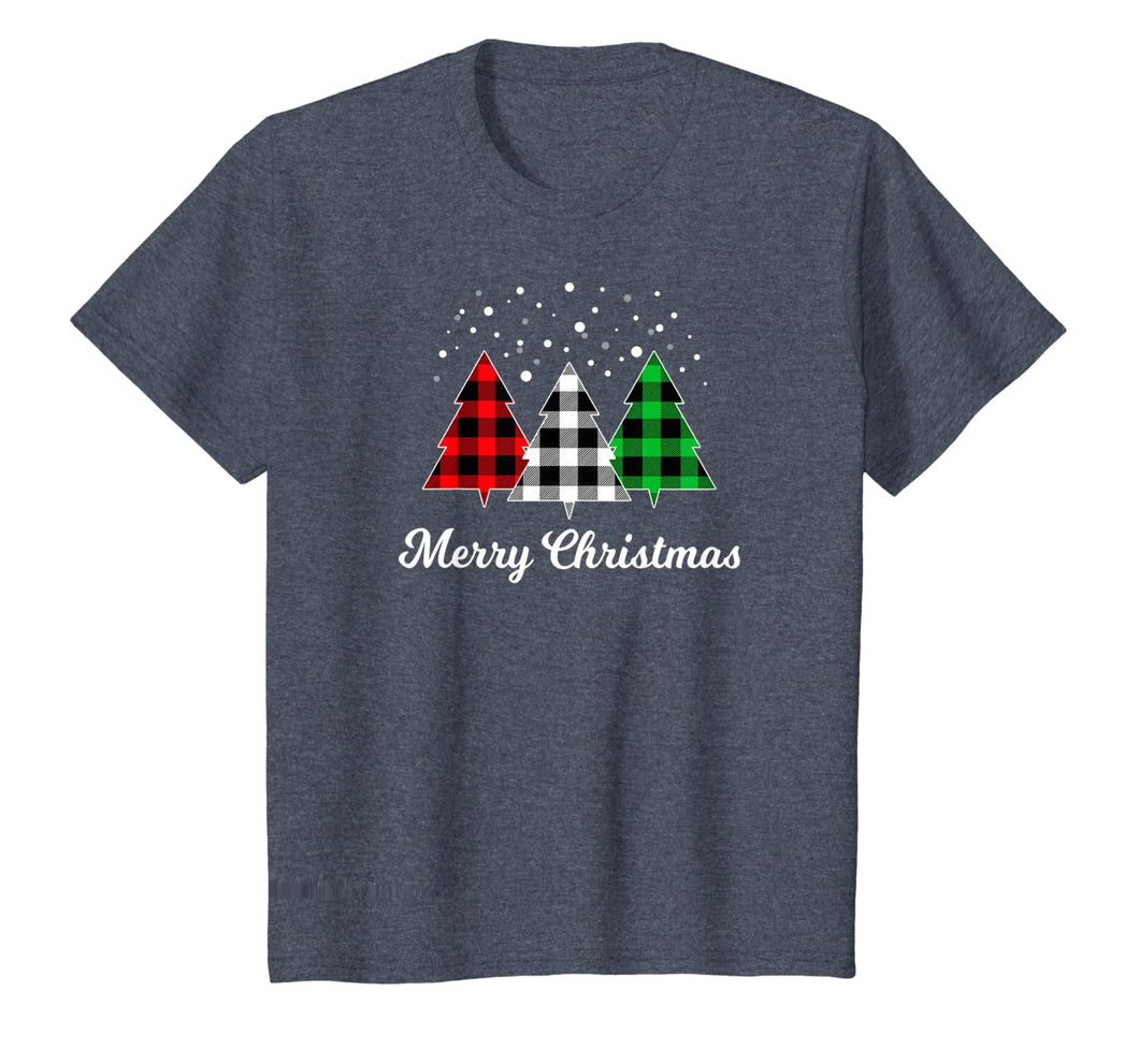 Christmas Santa Tree Xmas Christmas July Holiday Plaid Funny T-Shirt
