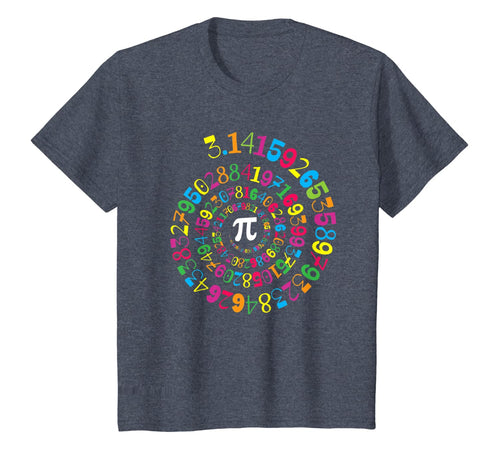 Pi Spiral Novelty Math Geek 3.14 Pi Day T-Shirt-323842
