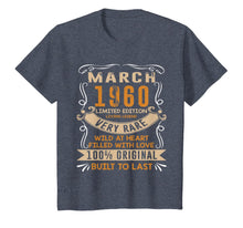 Load image into Gallery viewer, Vintage 60th Birthday March 1960 Shirt 60 Years Old T-Shirt-104250
