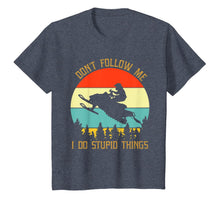 Load image into Gallery viewer, Don't follow me i do stupid things snowmobile T-Shirt-1642198
