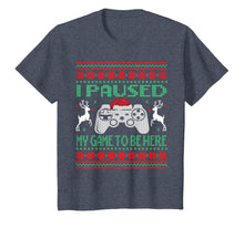 Load image into Gallery viewer, I Paused My Game To Be Here Ugly Christmas Video Gamer Boys T-Shirt
