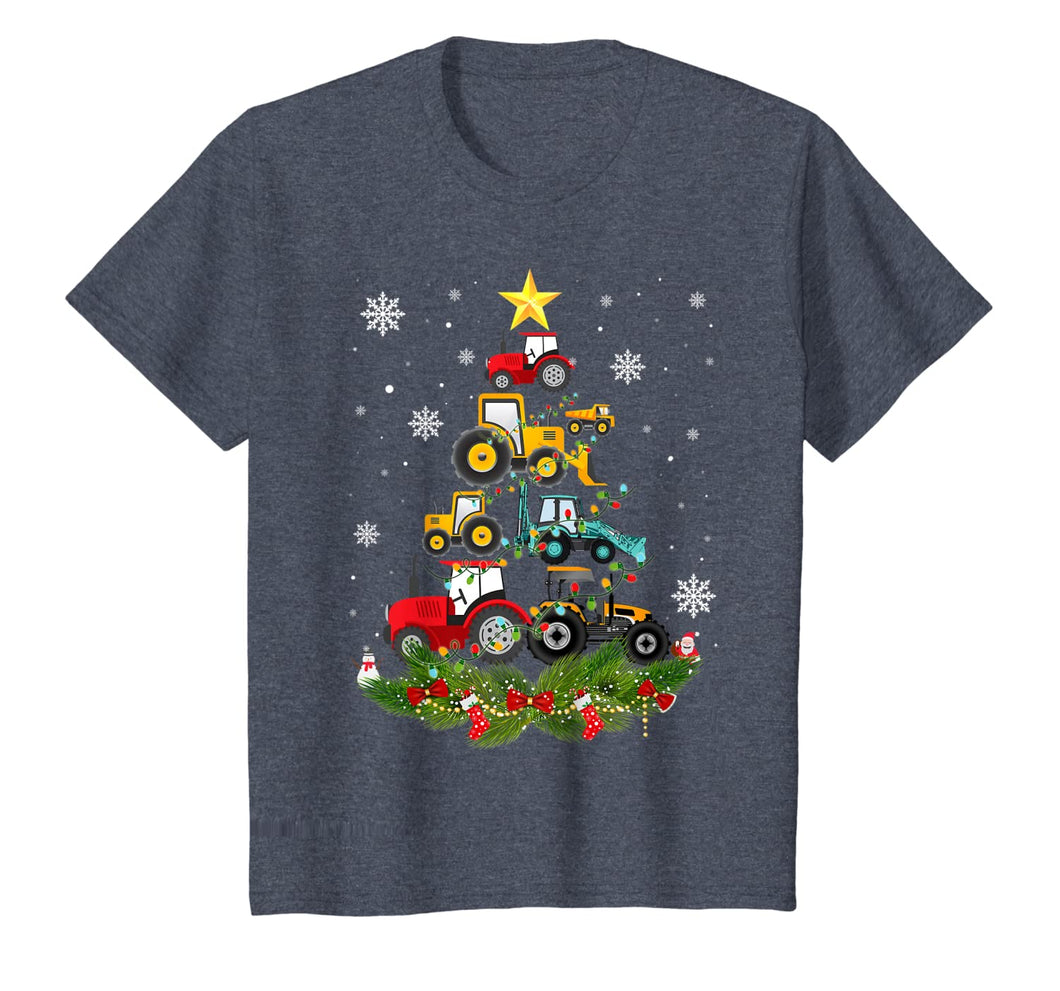 Tractor Christmas Tree gift Holiday Tractor funny xmas Gift T-Shirt
