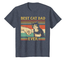 Load image into Gallery viewer, Best Cat Dad Ever Paw Fist Bump Fit Vintage Retro Gift Men T-Shirt-933880
