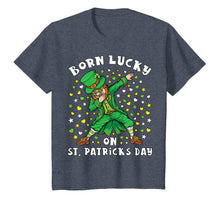 Load image into Gallery viewer, Born Lucky On St Patrick&#39;s Day Dabbing Leprechaun Birthday T-Shirt-711770
