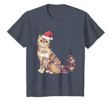 Load image into Gallery viewer, Santa Cat Christmas Lights Cat Lover Gift Cat Christmas Gift T-Shirt
