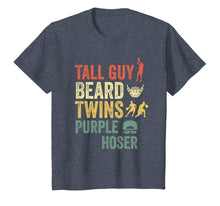 Load image into Gallery viewer, Perfect gift for kids dude-TALL GUY BEARD TWINS PURPLE HOSER T-Shirt-446879
