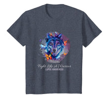 Load image into Gallery viewer, Lupus Awareness Support Warrior Fighter Purple Ribbon Gift T-Shirt-6024775
