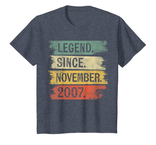 Legend Since November 2007 12 Year Old 12th Birthday Gifts T-Shirt