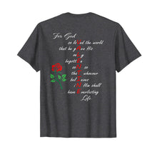Load image into Gallery viewer, Christian Valentine's John 3:16 For God So Loved the World T-Shirt-1403595

