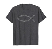 Load image into Gallery viewer, Jesus Fish, Ichthys, Ichthus, Christian Symbol, Music, Choir T-Shirt
