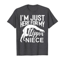 Load image into Gallery viewer, I'm Just Here For My Flippin' Niece Gymnastics Aunt Uncle  T-Shirt
