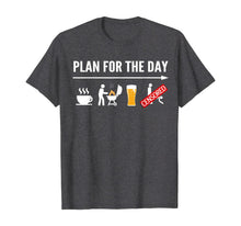 Load image into Gallery viewer, Funny BBQ Shirts For Men Coffee, Grilling, Beer Adult Humor T-Shirt
