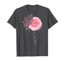 Load image into Gallery viewer, Daisy Dandelion Faith Hope Love Breast Cancer Awareness T-Shirt
