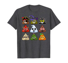 Load image into Gallery viewer, Halloween Poop Emojis Funny T-Shirt
