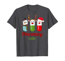 Load image into Gallery viewer, Pills Snowman Reindeer Santa Claus Pharmacy Crew Christmas T-Shirt
