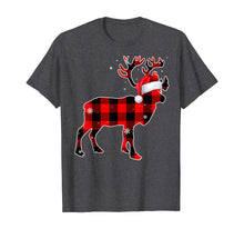 Load image into Gallery viewer, Moose Red Buffalo Plaid Christmas Matching Family Xmas Gift T-Shirt
