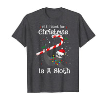 Load image into Gallery viewer, All I Want For Christmas Is Sloth Lovers Christmas Pajama T-Shirt
