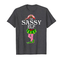 Load image into Gallery viewer, The Sassy Elf Christmas Matching Family Group T-Shirt
