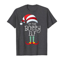 Load image into Gallery viewer, I'm The Bossy Elf Family Matching Christmas Gift Group T-Shirt
