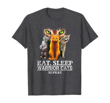 Load image into Gallery viewer, EAT SLEEP WARRIOR CATS REPEAT - CHRISTMAS GIFT FOR CAT LOVER T-Shirt
