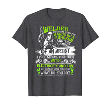 Load image into Gallery viewer, Welder T Shirt, The Genius Of An Artist T Shirt
