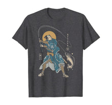 Load image into Gallery viewer, FISHING SAMURAI NO.3 Funny samurai fishing lover gift T-Shirt
