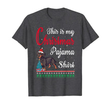 Load image into Gallery viewer, This Is My Christmas Pajama Shirt - Miniature Dachsund Santa T-Shirt
