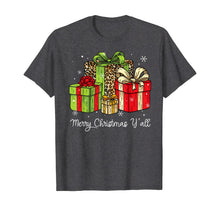 Load image into Gallery viewer, Merry Christmas Y'all Leopard Print Christmas Gift Box Xmas T-Shirt
