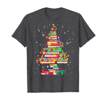 Load image into Gallery viewer, Merry Christmas Library Tree Cute Book Lover Librarian Gifts T-Shirt
