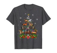 Load image into Gallery viewer, Horse Christmas Tree Lights Funny Horse Xmas Gift T-Shirt
