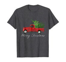Load image into Gallery viewer, Vintage Wagon Christmas T-Shirt - Tree on Car Xmas Vacation
