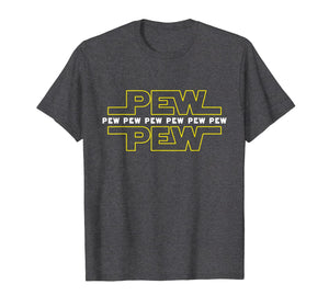 Pew Pew Wars | Funny Space Star Noises Science for Geek Gift T-Shirt-429041